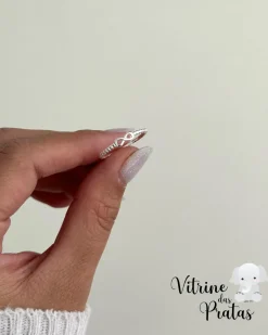 Anel Bolinhas com Infinito