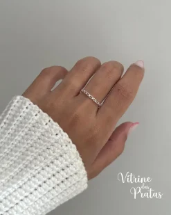 Anel Corações Vazados