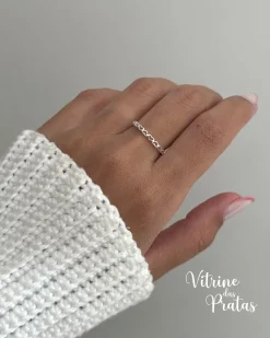 Anel Corações Vazados