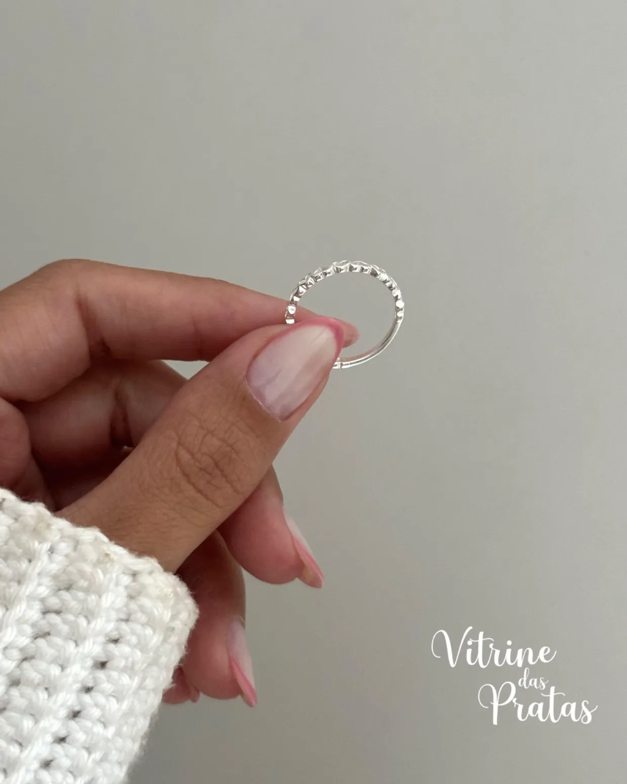 Anel Corações Vazados