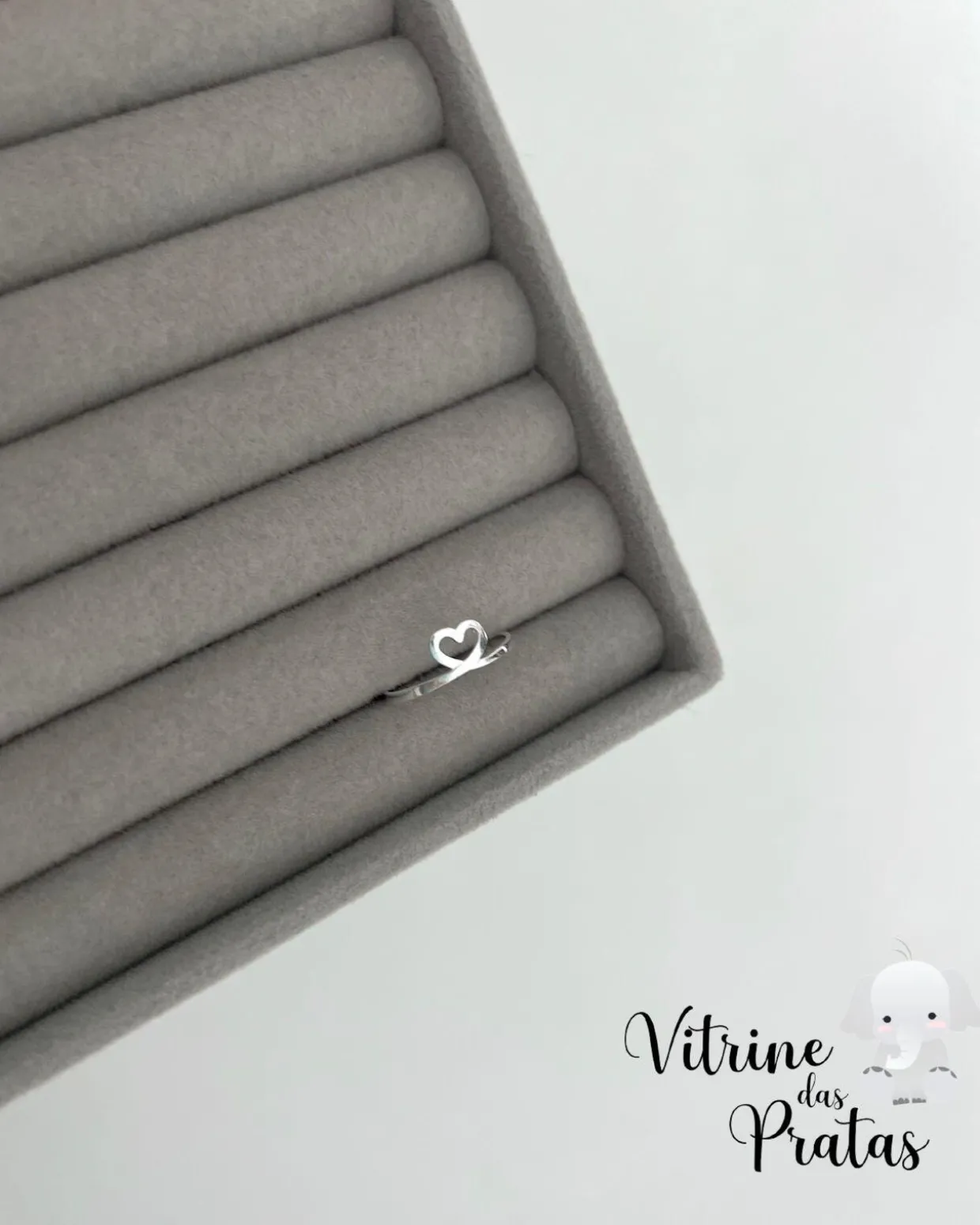 Anel Desenho de Coração