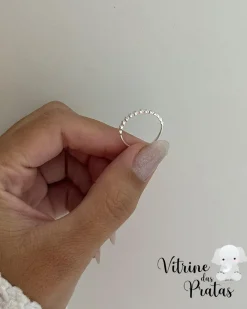 Anel Metade Cravejado