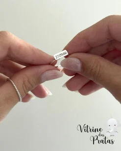Anel Plaquinha Personalizada