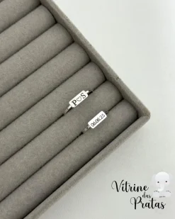 Anel Plaquinha Personalizada