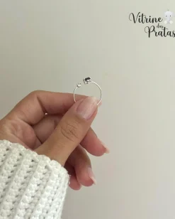 Anel Regulável com Zircônia Oval Ametista