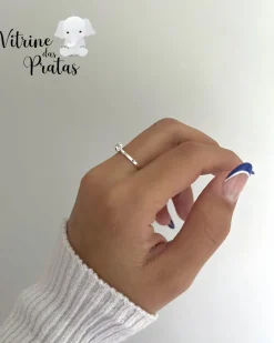 Anel Solitário Delicado
