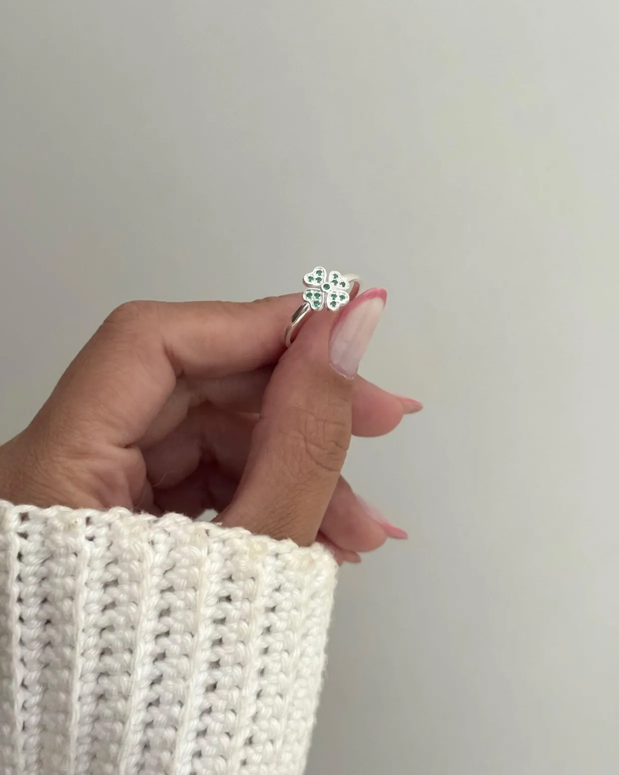 Anel Trevo Cravejado