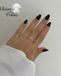 Anel Triângulo Aberto