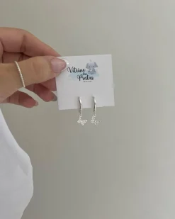 Argola com Borboleta Cravejada