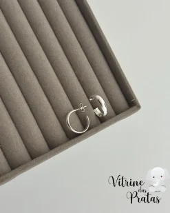 Argola Meia Cana de Tarraxa 1,8cm