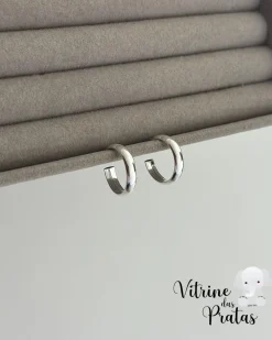 Argola Meia Cana de Tarraxa 1,8cm