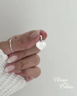 Berloque Coração Casamento