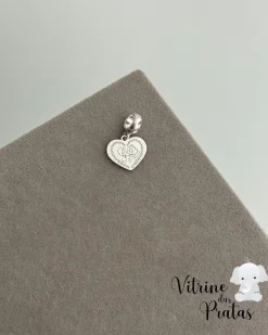 Berloque Coração Casamento