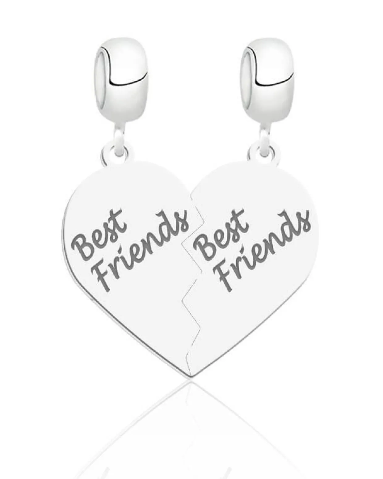 Berloque Duplo Best Friends Coração