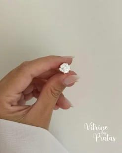 Berloque Separador Concha Cravejada