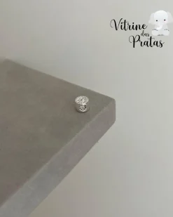 Berloque Separador Cravejado com Olho Grego