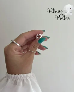 Berloque Separador Mãos Coração