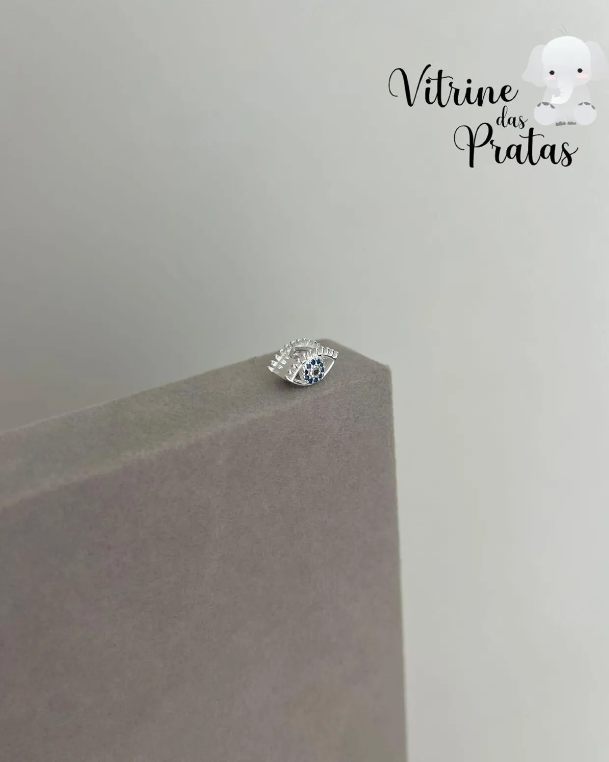 Berloque Separador Olho Grego Cravejado