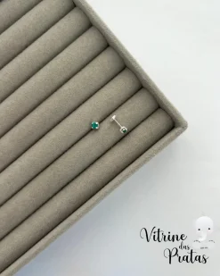 Brinco Baby Zircônia Verde