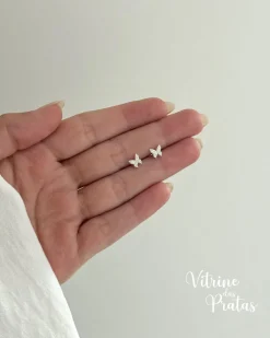 Brinco Borboleta Cravejada