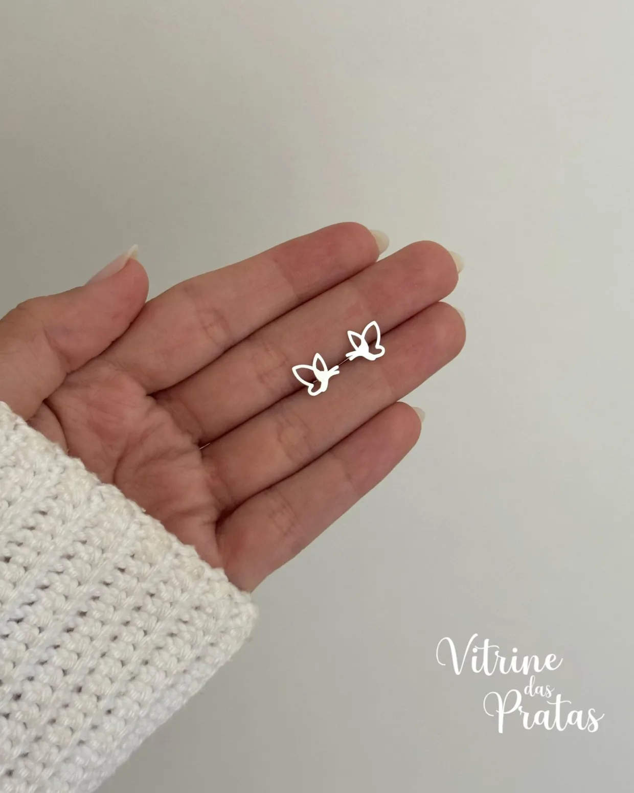 Brinco Borboleta Vazada