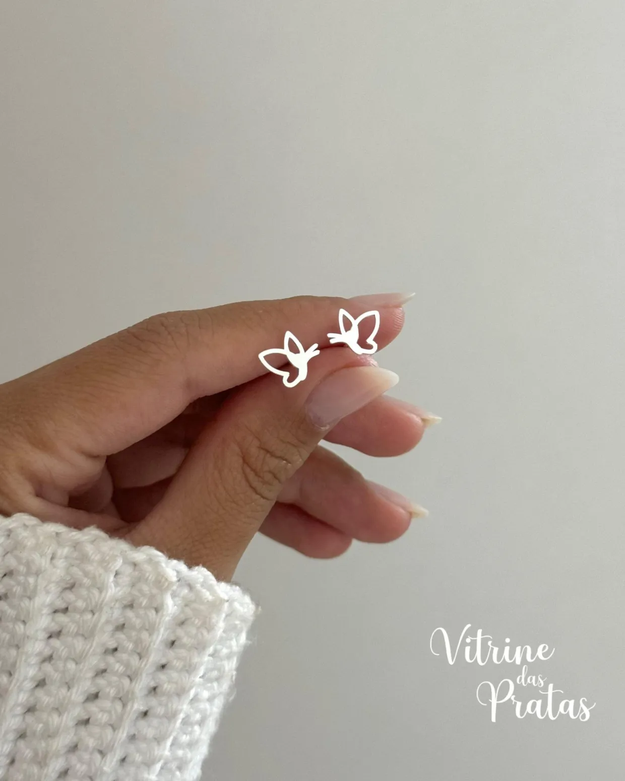 Brinco Borboleta Vazada