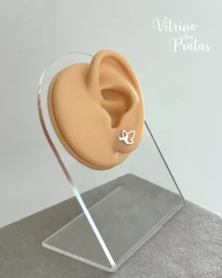 Brinco Borboleta Vazada