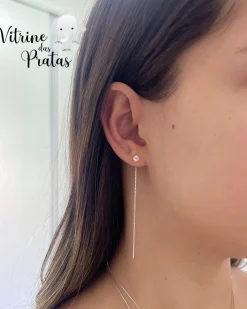 Brinco Corrente Zircônia