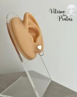 Brinco Gancho Coração