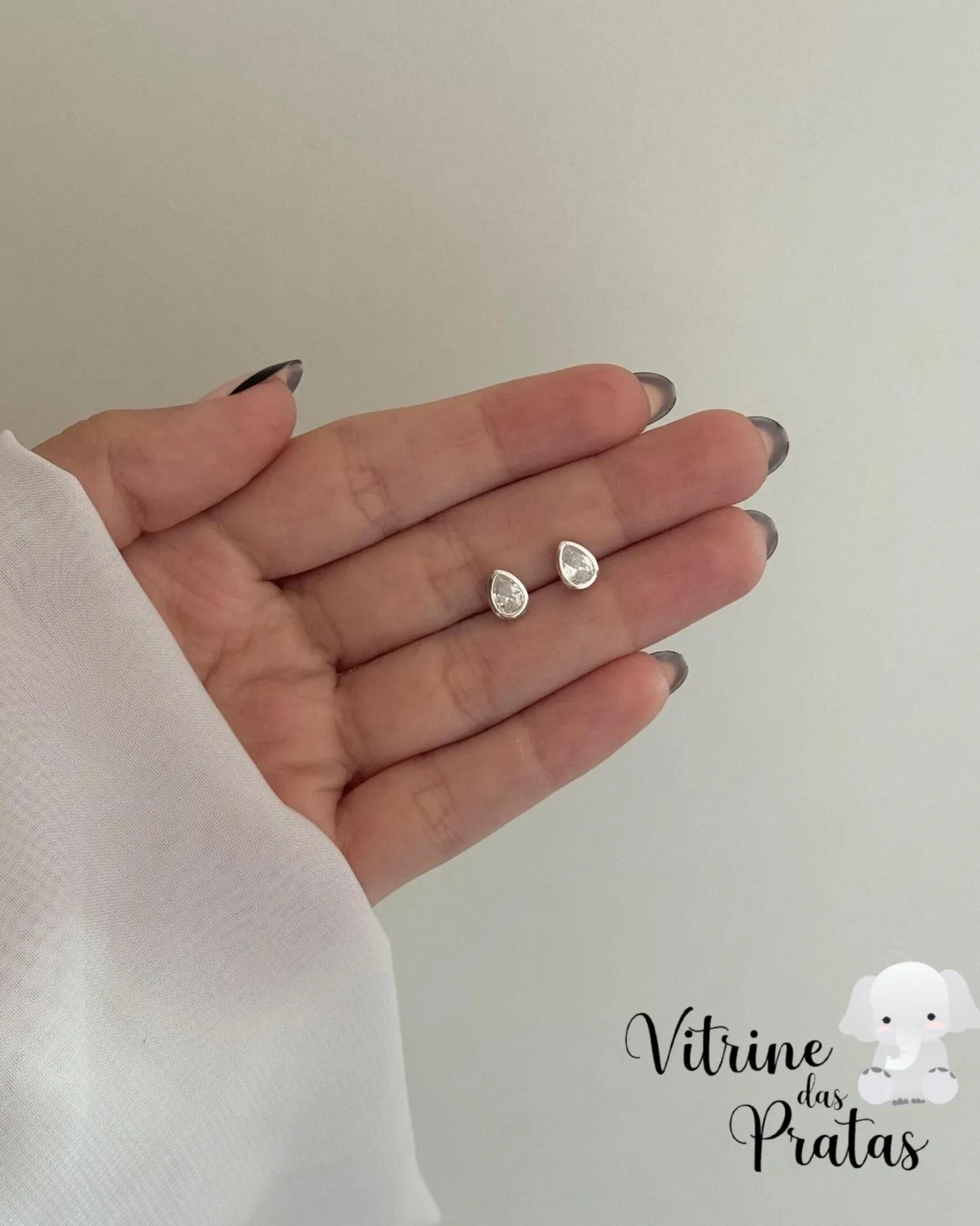 Brinco Ponto de Luz Gota