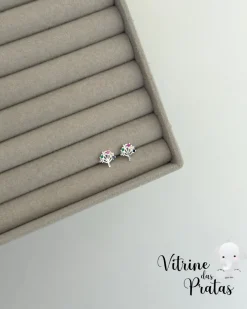 Brinco Árvore da Vida Cravejada Color