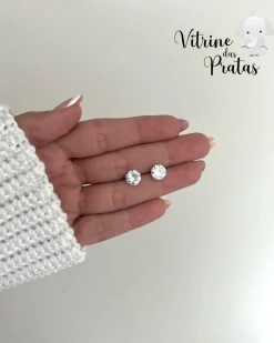 Brinco Zircônia Redonda