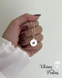 Colar Avião Wanderlust