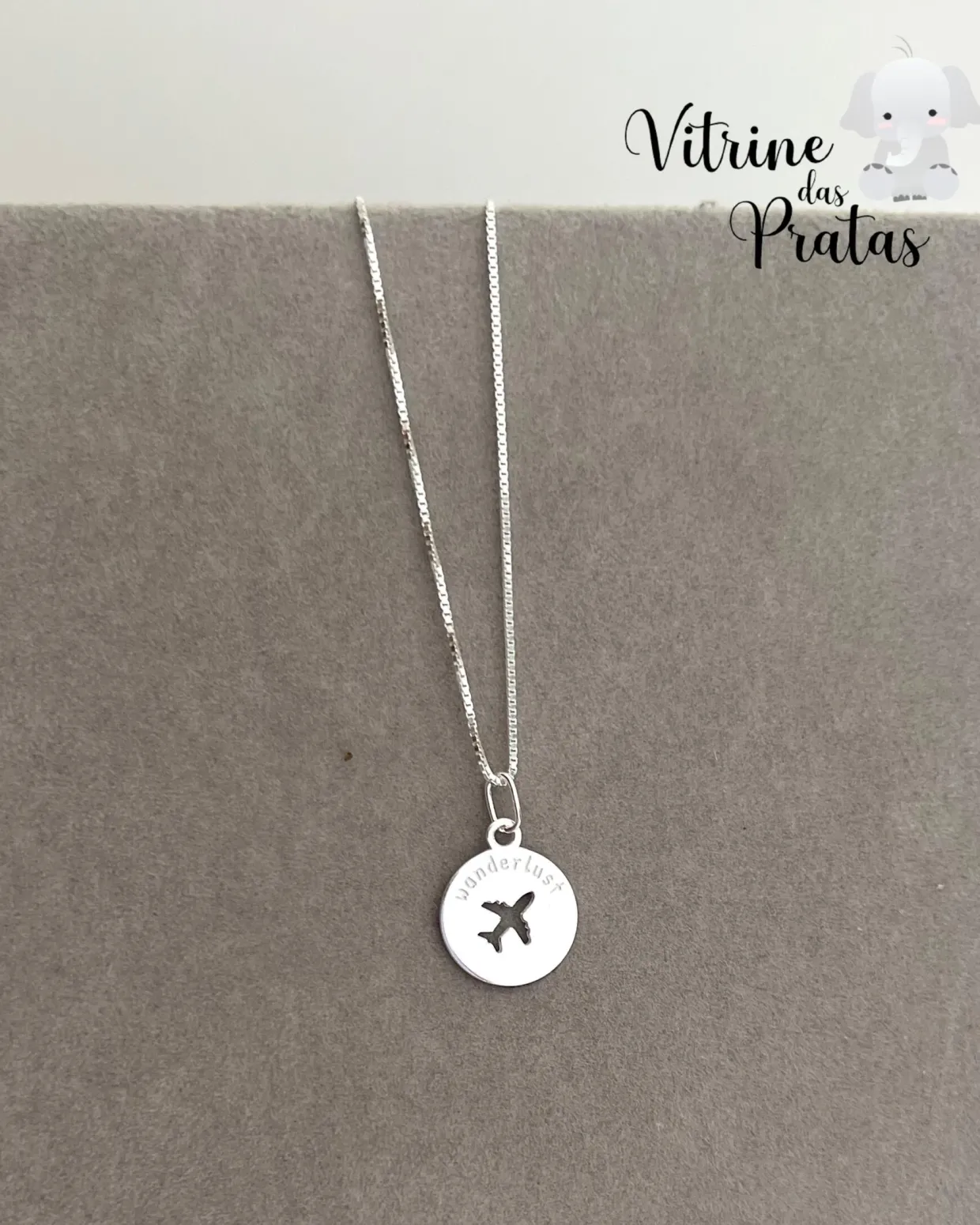 Colar Avião Wanderlust