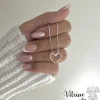 Colar Coração Vazado