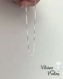 Colar Letra Cravejada