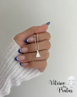 Colar Nossa Senhora Cravejada Mini