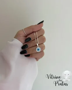 Colar Olho Grego 1,0cm