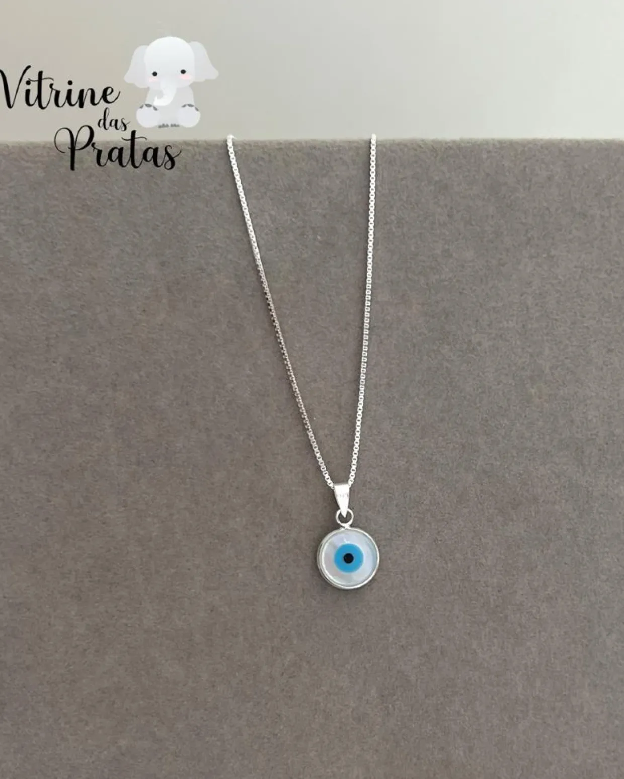 Colar Olho Grego 1,0cm