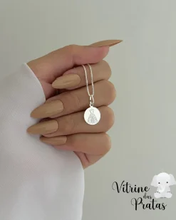 Colar Plaquinha Nossa Senhora