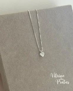 Colar Ponto de Luz Coração