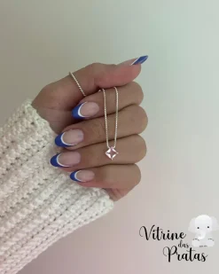 Colar Ponto de Luz Quadrado