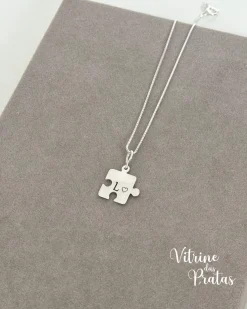 Colar Quebra Cabeça Personalizado (LEIA A DESCRIÇÃO)
