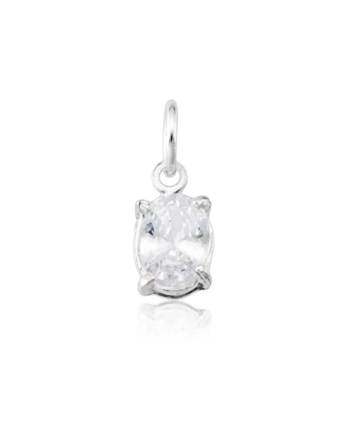 Colar Zircônia Oval