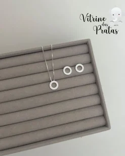 Conjunto Circulo Cravejado