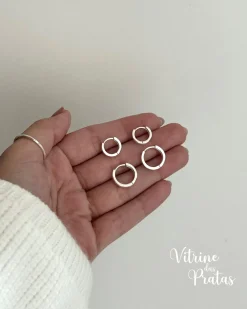 Dupla de Argolas Lisas de Click