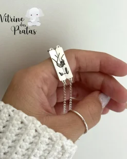 Kit 2 Pulseiras Plaquinha Personalizada (LEIA A DESCRIÇÃO)