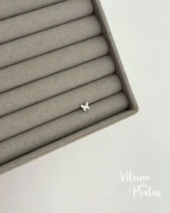 Piercing Pino Borboleta Cravejada