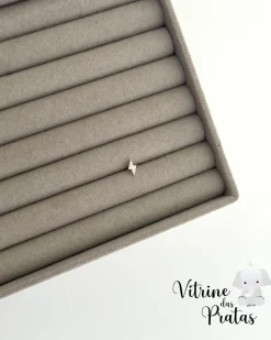 Piercing Pino Raio Cravejado Base Reta