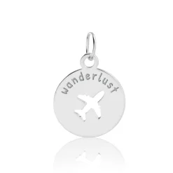 Pingente Avião Wanderlust